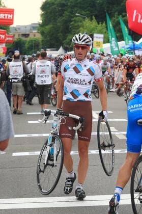 Cycling, Tour de Suisse, stage 4, mass crash on the home straight in Wettingen