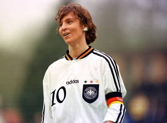 Football, women, Martina Voss flies out of the national team 20 years ago on 18.04.2000