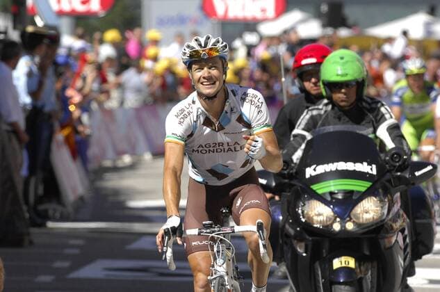 Cycling, Tour de France, Christophe Riblon wins the 14th stage