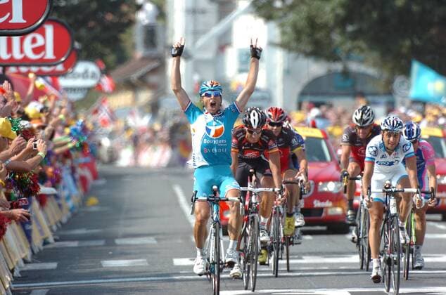 Cycling, Tour de France, Pierrick Fedrigo wins the 16th stage