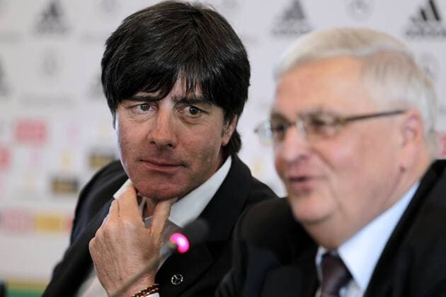 football, Joachim Löw and the DFB presidents of his previous term as national coach