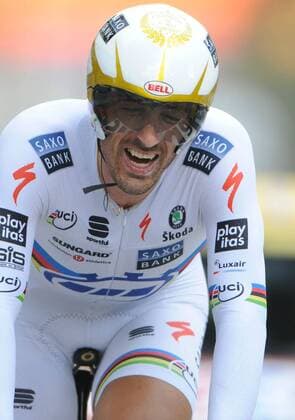 Cycling, Tour de France, Fabian Cancellara wins the time trial, Contador faces his third overall victory