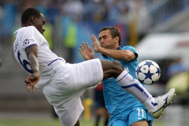 Football, Champions League Qualifier, Zenit St. Petersburg - AJ Auxerre 1:0