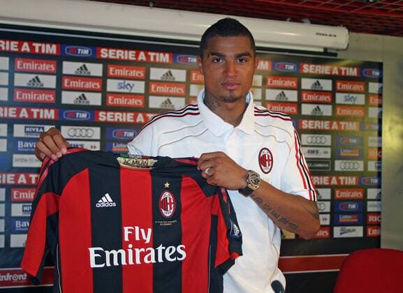 Football, Italy, Serie A, Kevin Prince Boateng unveiled as new signing for AC Milan