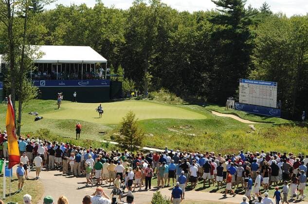 Golf, Deutsche Bank Championship in Boston, 2nd round with Tiger Woods