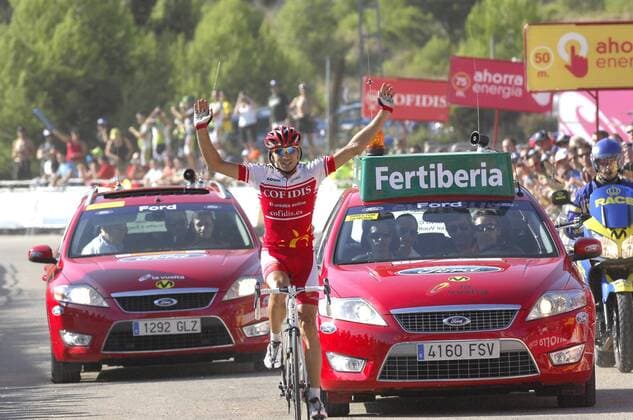 Cycling, Vuelta, David Moncoutie wins the 8th stage