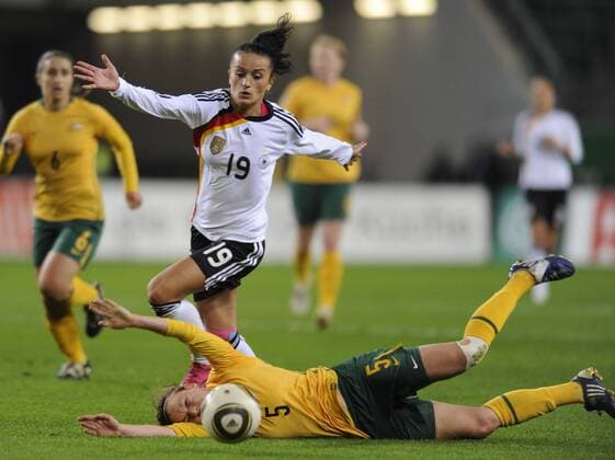 Football, Women, International, Germany - Australia 2:1