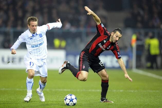 Football, Champions League, AJ Auxerre - AC Milan 0:2