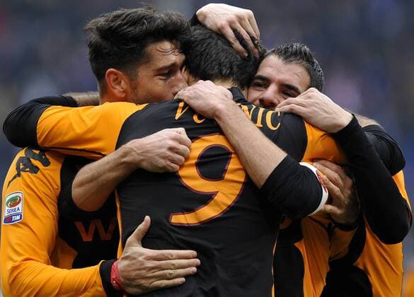Football, Italy, Serie A, Sampdoria Genoa - AS Roma 2:1