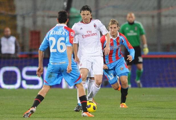 Football, Italy, Serie A, Catania Calcio - AC Milan 0:2