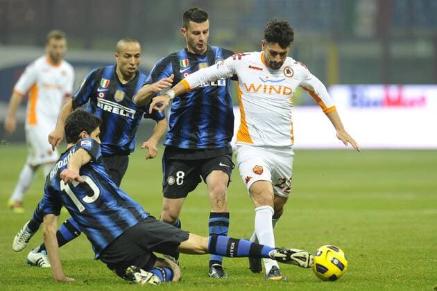 Football, Italy, Serie A, Inter Milan - AS Roma 5:3