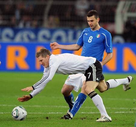 Football, International, Germany - Italy 1:1