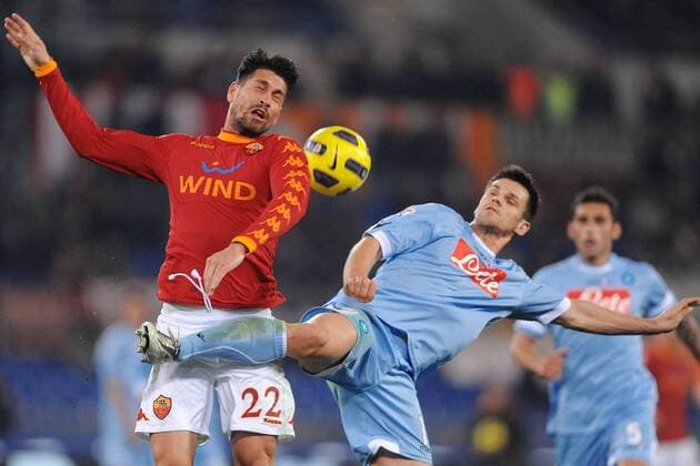 Football, Italy, Serie A, AS Roma - SSC Napoli 0:2
