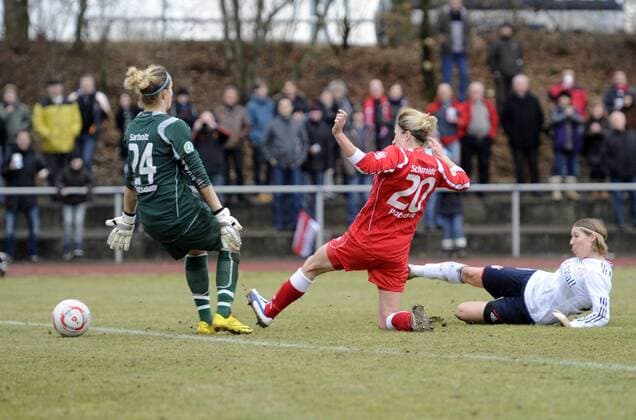 Football, Women, DFB Cup semi-final, FC Bayern München - Turbine Potsdam 2:4