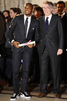 Football, Italy, Inter Milan is awarded the Ambrogino dOro