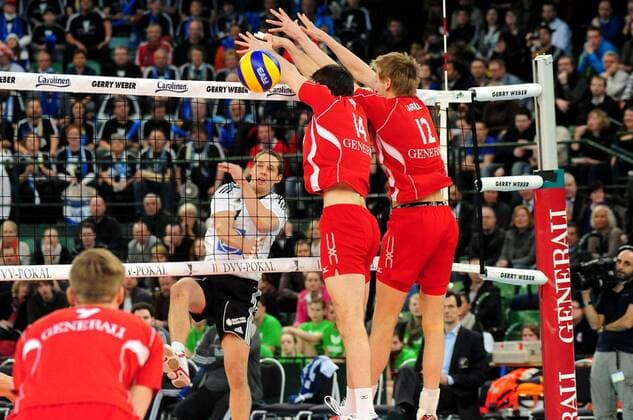 Volleyball, DVV Cup Final Men, Generali Haching - VfB Friedrichshafen 3:2