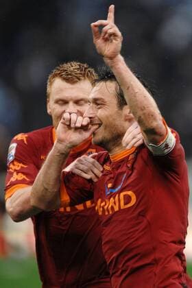 Football, Italy, Serie A, AS Roma - Lazio Roma 2:0
