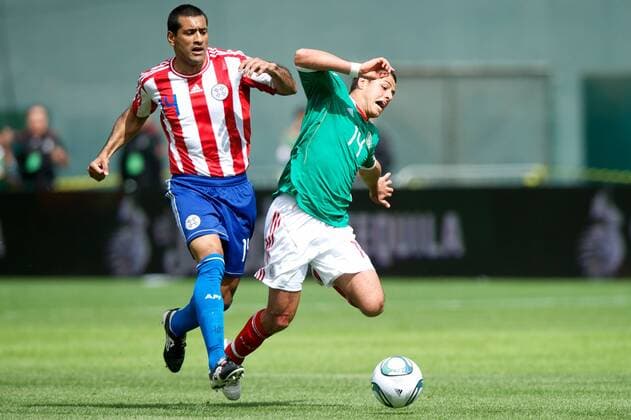 Football, International, Mexico - Paraguay 3:1