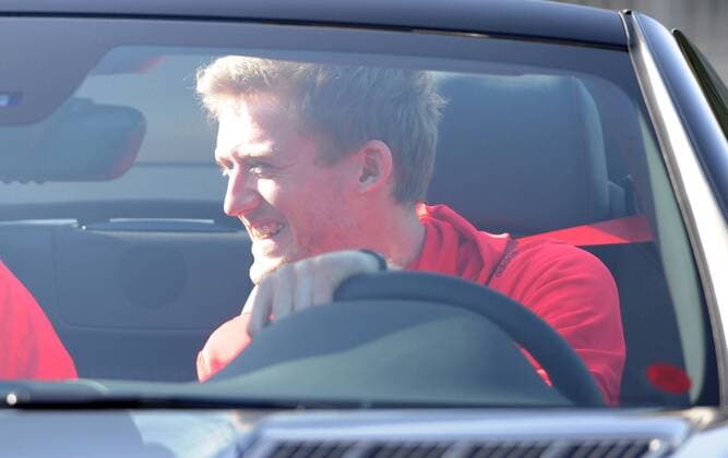 Football, DFB, driving safety training for the German national team