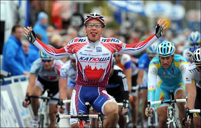 Cycling, KBC Driedaagse de Panne - Koksijde, Denis Galimzyanov wins stage 2