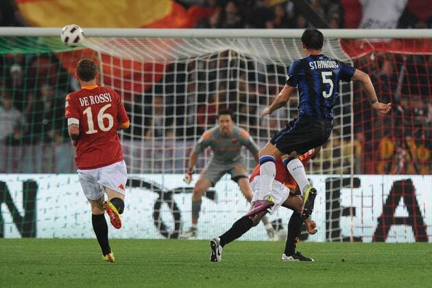 Football, Italy, Coppa Italia, AS Roma - Inter Milan 0:1