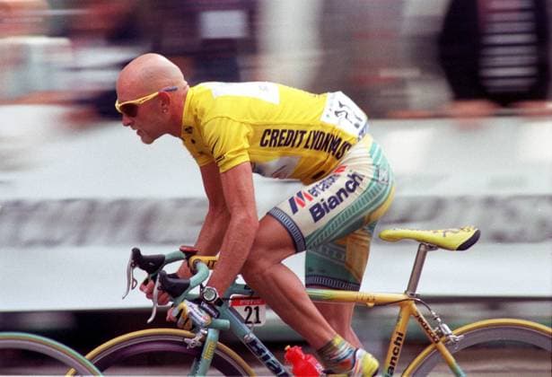 Cycling, Marco Pantani wins 1998 Giro d Italia and Tour de France in the same year, archive pictures