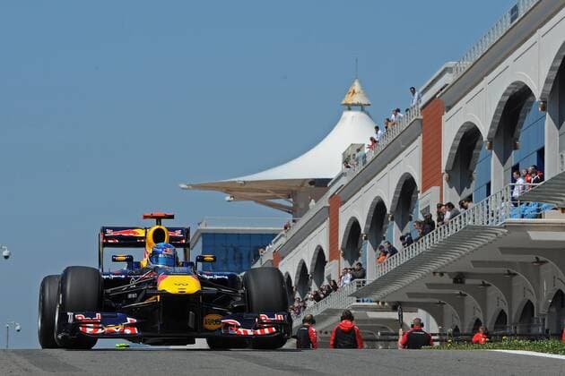 Motorsport, Formula 1, Turkish GP, Sebastian Vettel takes pole position