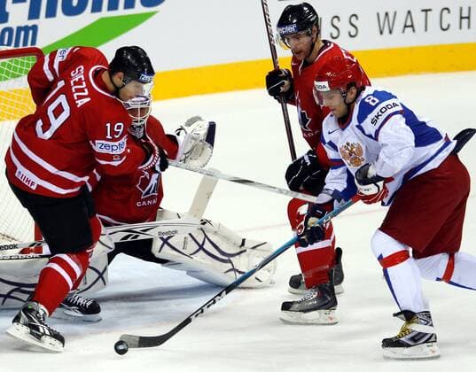 Ice hockey, World Cup, Quarter-final, Canada - Russia