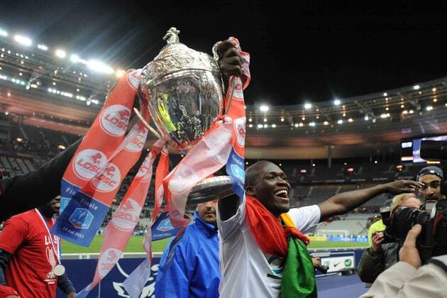 Football, France, OSC Lille win the Coupe de France