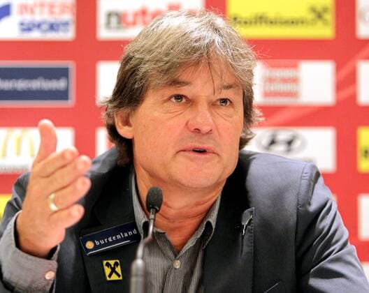 Football, National coach Didi Constantini (AUT) nominates the squad for the upcoming international matches