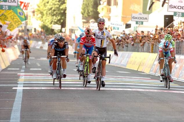 Cycling, Giro d Italia, Mark Cavendish wins the 12th stage