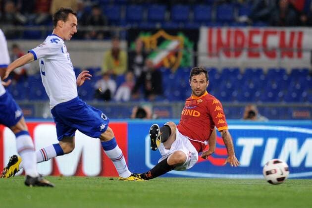 Football, Italy, Serie A, AS Roma - Sampdoria Genoa 3:1