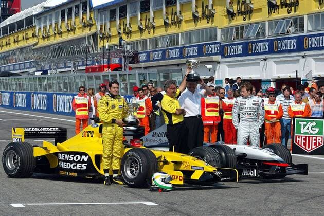 Motorsport, F1, Subsequent award ceremony for Giancarlo Fisichella