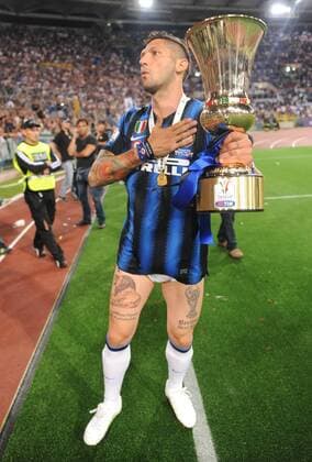 Football, Italy, Inter Milan win Coppa Italia