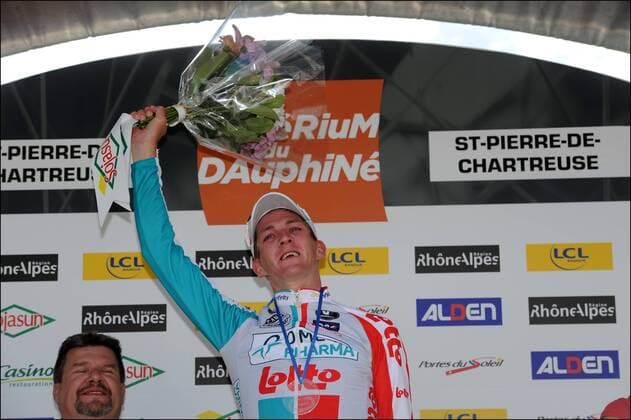 Cycling, Criterium du Dauphine, Jurgen van den Broeck wins 1st stage