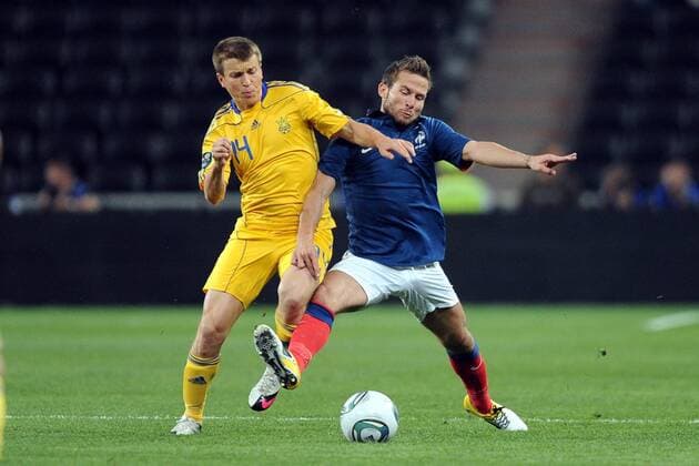 Football, International, Ukraine - France 1:4