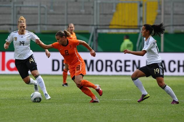 Football, Women, Germany - Netherlands 5:0