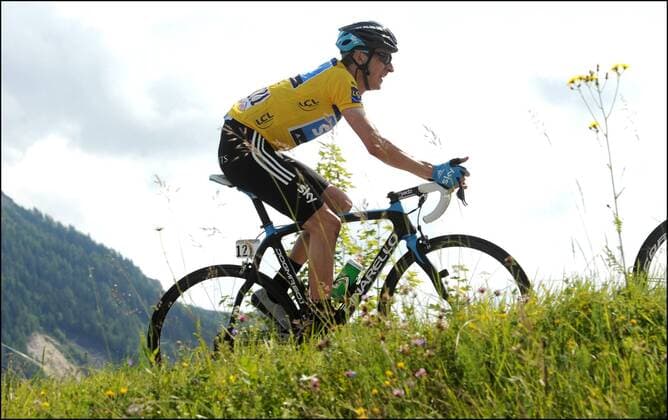 Cycling, Criterium du Dauphine Libere, Bradley Wiggins wins stage 7