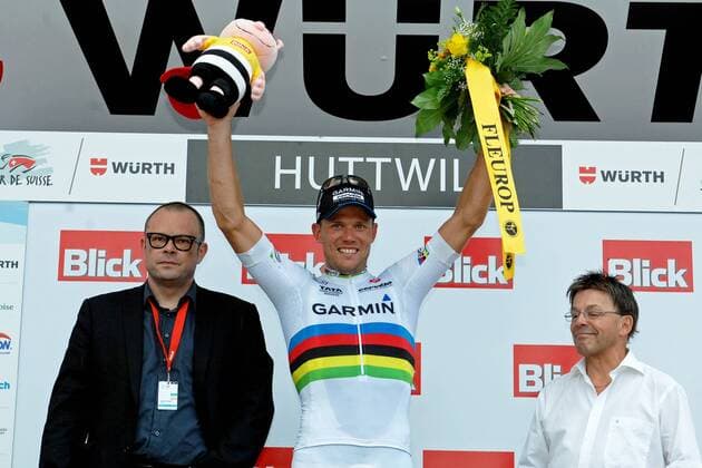 Cycling, Tour de Suisse, Thor Hushovd wins stage 4