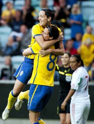 Football, Women's football, International, Sweden - Mexico