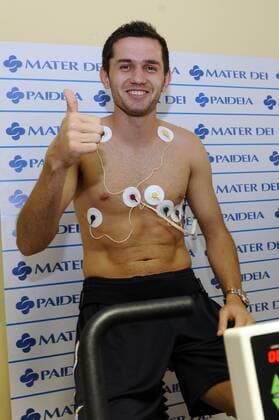 Football, Italy, Serie A, Lazio Roma present new signing Senad Lulic
