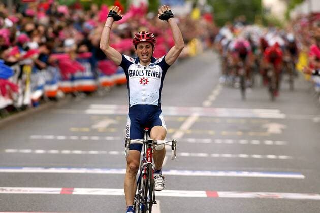 Cycling, Davide Rebellin wins the race around the Henninger Turm