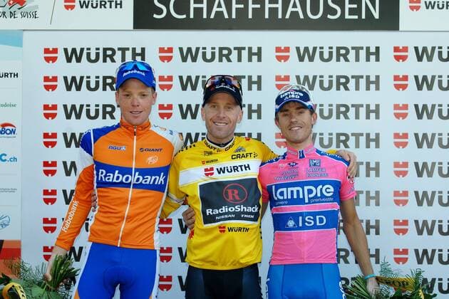 Cycling, Tour de Suisse, individual time trial - overall victory for Levi Leipheimer