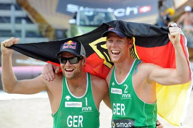 Beach Volleyball, World Championships, Jonas Reckermann and Julius Brink win bronze