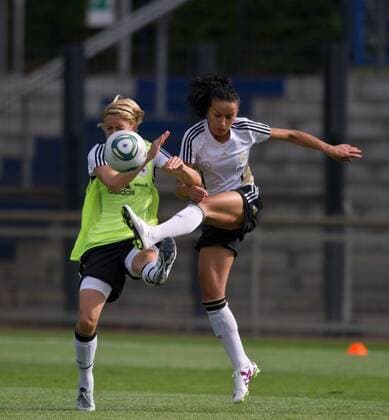 Women's Football World Cup, Training of the German National Team