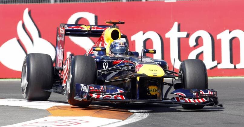 Motorsport, Formula 1, European GP Valencia, Sebastian Vettel on Pole