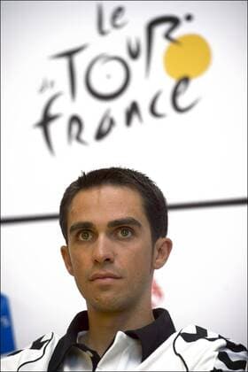 Cycling, Tour de France, PK with Alberto Contador