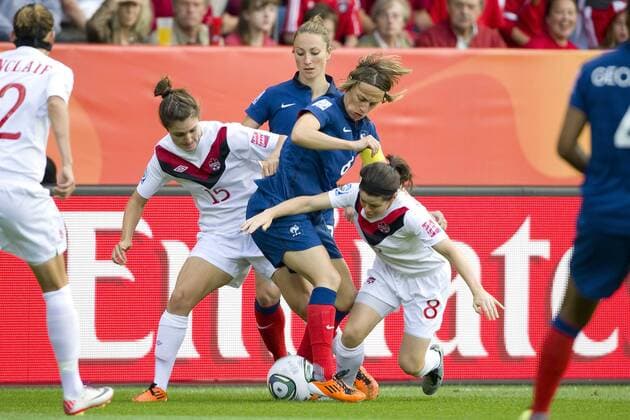 Football, Women's World Cup, Canada - France 0:4