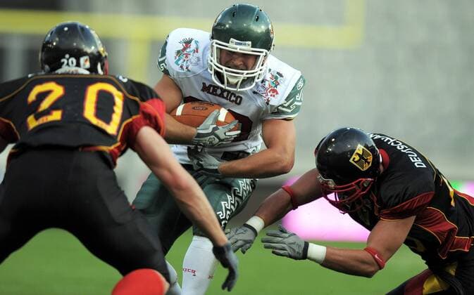 American Football, World Cup, Germany - Mexico 15:22