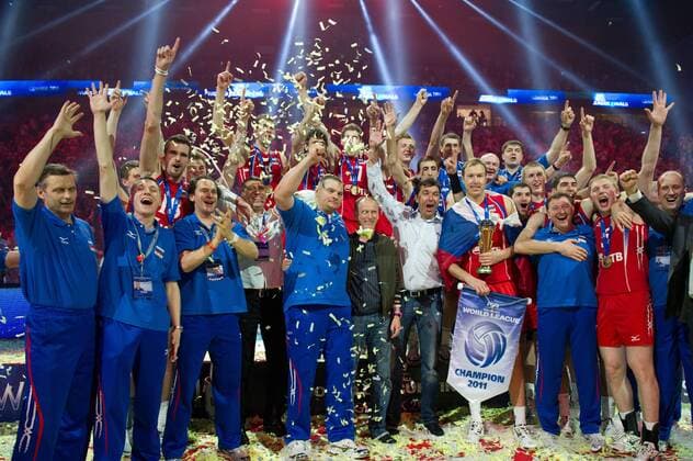 Volleyball, Russia wins the World League